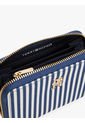 Billetera Azul De Rayas Con Cremallera Tommy Hilfiger de Tommy Hilfiger