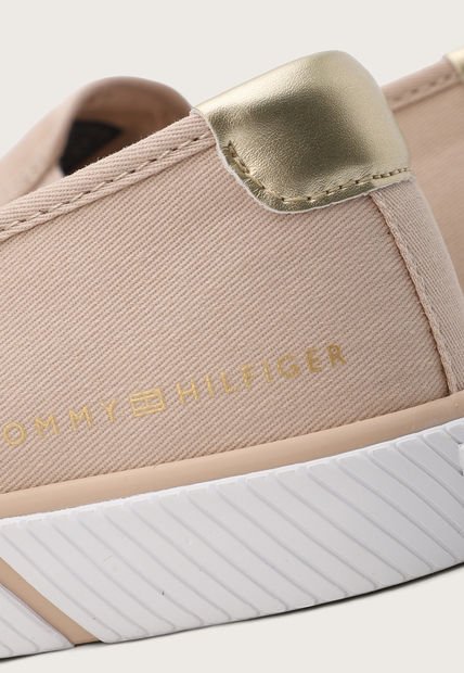 Tenis Lifestyle Palo Rosa-Blanco-Dorado Tommy Hilfiger