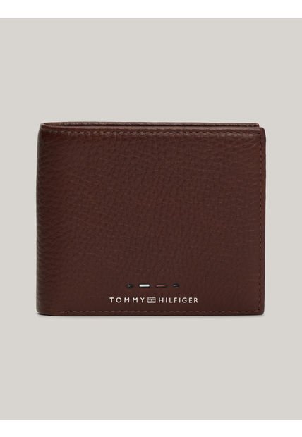 Billetera Marrón Premium De Cuero Tommy Hilfiger