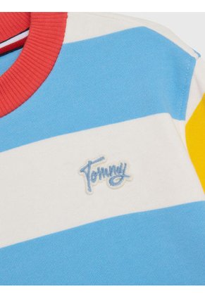 Saco De Rayas Con Cuello Redondo Niña Tommy Hilfiger