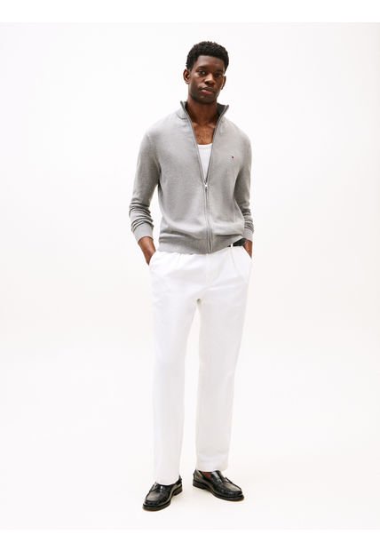 Saco Gris De Cuello Perkins Con Cremallera Tommy Hilfiger
