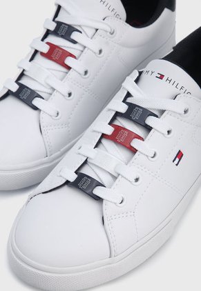Tenis Lifestyle Blanco-Azul-Rojo Tommy Hilfiger Lace Keeper