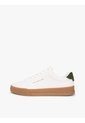 Tenis Beige De Tenis En Cuero Tommy Hilfiger de Tommy Hilfiger