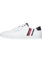 Tenis Blancos Modernos Con Logo Para Hombre Tommy Hilfiger de Tommy Hilfiger