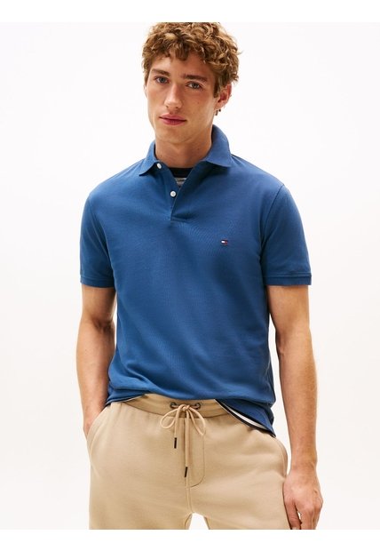 Polo Azul 1985 De Corte Regular Tommy Hilfiger
