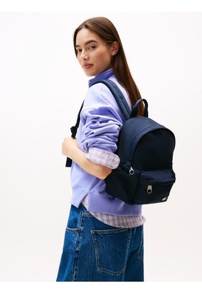 Morral Azul Con Inscripción Tommy Hilfiger