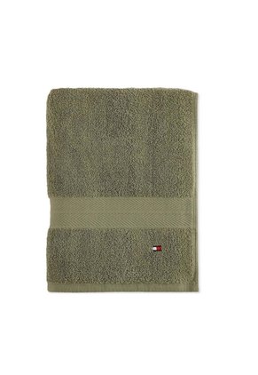 Toalla De Baño Verde Con Logo Tommy Hilfiger
