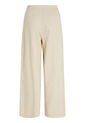 Pantalón De Pernera Ancha Con Pinzas Mujer Beige Tommy Hilfiger de Tommy Hilfiger
