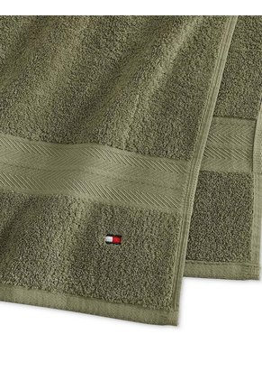 Toalla De Baño Verde Con Logo Tommy Hilfiger