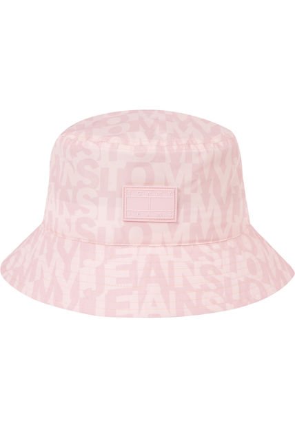Sombrero Rosa De Pescador Con Logo Tonal Tommy Hilfiger