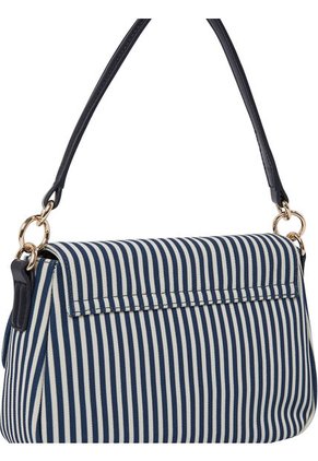 Bolso Azul De Hombro Con Correa Cruzada En Lona Tommy Hilfiger
