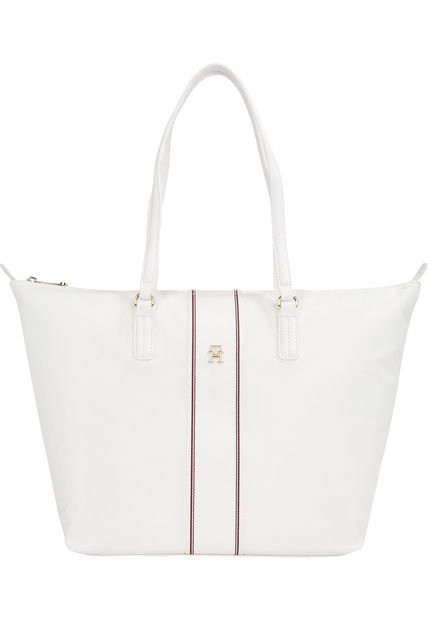 Bolso Blanco Tote Corporate Tommy Hilfiger