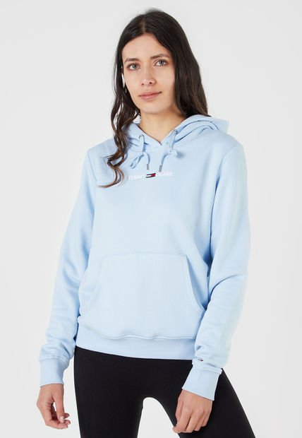 Hoodie Celeste-Blanco Tommy Jeans