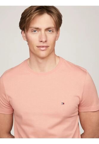 Camiseta Beige Essential Con Logo Tommy Hilfiger Tommy Hilfiger