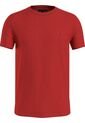 Camiseta Slim Fit Con Logo Bordado Hombre Rojo Tommy Hilfiger de Tommy Hilfiger