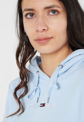 Hoodie Celeste-Blanco Tommy Jeans