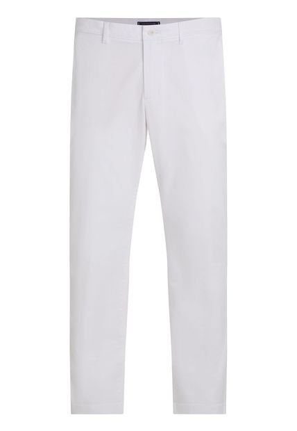 Pantalón Blanco Chino Denton Con Pierna Recta Tommy Hilfiger