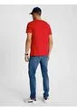 Camiseta Manga Corta Rojo Slim Fit Esencial En Algodón Tommy Hilfiger de Tommy Hilfiger