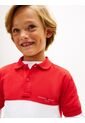Polo Rojo De Algodón Con Diseño Moderno Para Niños Tommy Hilfiger de Tommy Hilfiger