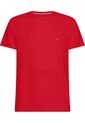 Camiseta Manga Corta Rojo Slim Fit Esencial En Algodón Tommy Hilfiger de Tommy Hilfiger