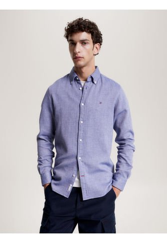 Camisa De Tejido Dobby Peinado Con Corte Slim Tommy Hilfiger Tommy Hilfiger