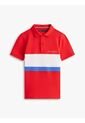 Polo Rojo De Algodón Con Diseño Moderno Para Niños Tommy Hilfiger de Tommy Hilfiger