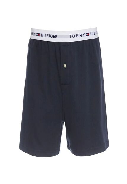 Bóxer Azul Athletic Con Logo Tommy Hilfiger