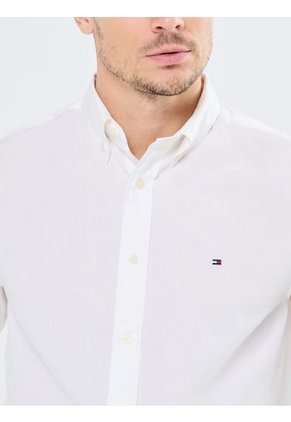 Camisa Blanca Flex Poplin Tommy Hilfiger