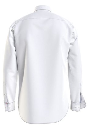 Camisa Blanca Oxford Con Logo Para Hombre Tommy Hilfiger