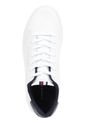 Tenis Elevated Cuero Con Suela Cupsole Hombre Blanco Tommy Hilfiger de Tommy Hilfiger