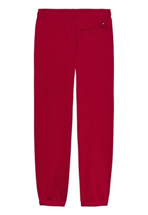 Joggers Rojo De Corte Regular Con Logo Tommy Hilfiger