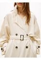 Gabardina Beige Ligera De Corte Oversize Tommy Hilfiger de Tommy Hilfiger