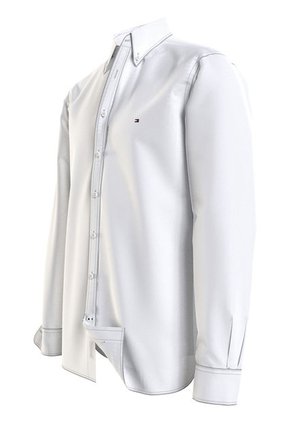 Camisa Blanca Oxford Con Logo Para Hombre Tommy Hilfiger