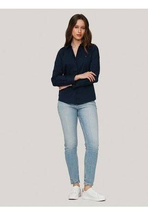 Camisa Multicolor De Popelín De Corte Regular Tommy Hilfiger