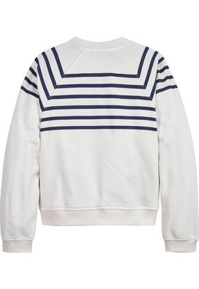 Saco Con Rayas Marineras Y Logo Niña Blanco Tommy Hilfiger