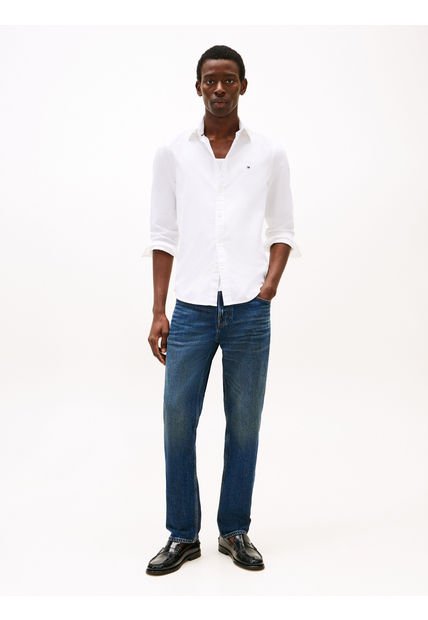 Camisa Blanca TH Flex De Corte Slim Tommy Hilfiger