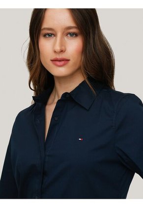 Camisa Multicolor De Popelín De Corte Regular Tommy Hilfiger