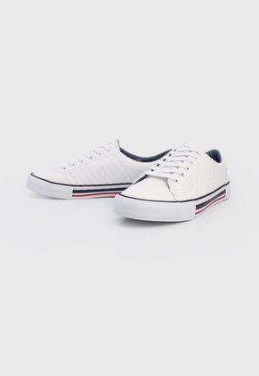 Tenis Lifestyle Blanco-Azul Navy-Rojo Tommy Hilfiger