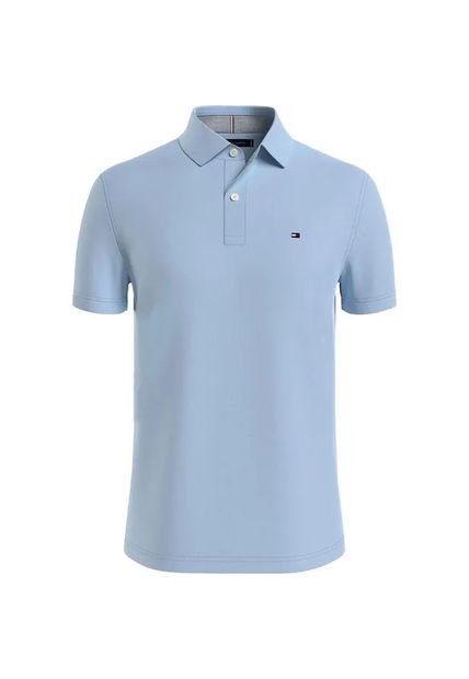 Polo Azul 1985 De Corte Regular Para Hombre Tommy Hilfiger