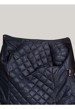 Chaqueta Azul Acolchada Plegable Con Relleno Tommy Hilfiger