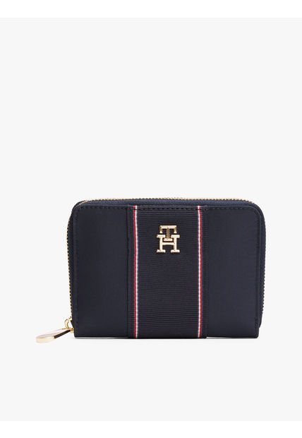 Billetera Azul Corporate Con Cremallera Tommy Hilfiger
