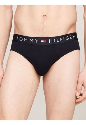 Pack Azul De 3 Slips Tommy Hilfiger