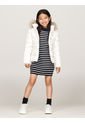 Chaqueta Niña Blanca Essential Con Capota Y Plumón Tommy Hilfiger de Tommy Hilfiger