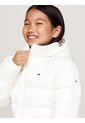 Chaqueta Niña Blanca Essential Con Capota Y Plumón Tommy Hilfiger de Tommy Hilfiger