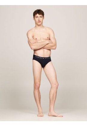 Pack Azul De 3 Slips Tommy Hilfiger