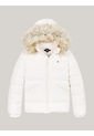 Chaqueta Niña Blanca Essential Con Capota Y Plumón Tommy Hilfiger de Tommy Hilfiger