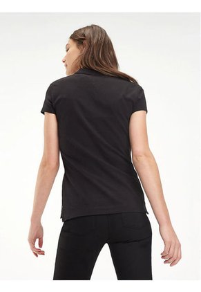 Polo Slim Negro Tommy Hilfiger
