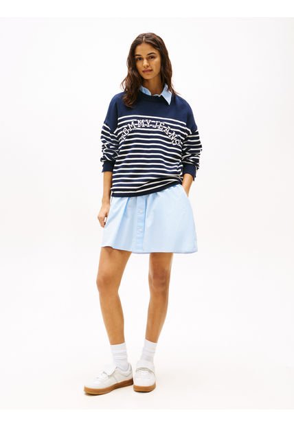 Saco Azul Varsity A Rayas TJW Tommy Jeans