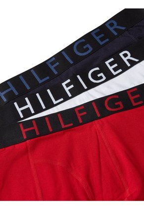 Pack Multicolor De 3 Calzoncillos Trunk Con Inscripción Tommy Hilfiger