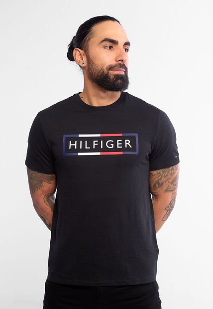 Camiseta TOMMY HILFIGER Negro